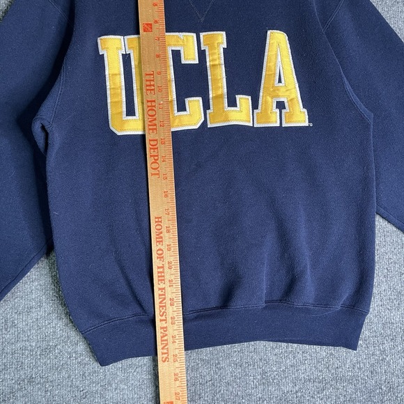 Vintage UCLA Bruins Sweatshirt Sz S Crewneck Embroidered Big Logo Sports USA 90s - Picture 5 of 7